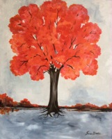 Joann Blake - Red Tree