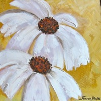 Joann Blake - White Flowers Duo